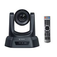 20x NDI PoE IP/3G-SDI/USB3.0 Cámara PTZ de transmisión en vivo de transmisión en interior con controlador de joystick NDI PoE