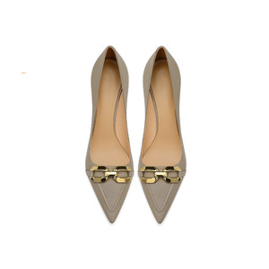 Nouvelles Chaussures Simples à Bout Pointu pour Femme, Collection Printemps-Automne 2023, Talons Hauts Professionnels et Élégants - Product Image 2