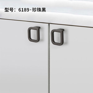Lcedis <b>Wardrobe</b> Handle Zinc Alloy Rectangle Single Hole Minimalist Design For Cabinet Drawer <b>Hardware</b> Accessory - Product Image 2