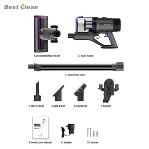 Factory Vacuum Cleaner Best Clean Hot Selling Home Carpet BLDC 30kpa Vacuum Cleaner Cordless Handheld Auto Stick Vacuum Cleaner