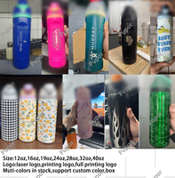 Vente en gros directe usine – Tasse de bureau en acier inoxydable à double paroi, 16oz, 19oz, 24oz, 32oz, anti-fuite, sans BPA, avec couvercle à rabat et poignée