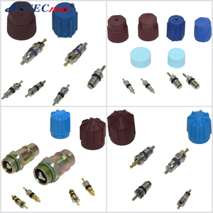 Kit <span class=keywords><strong>de</strong></span> réparation professionnel <span class=keywords><strong>de</strong></span> valve <span class=keywords><strong>de</strong></span> capuchon <span class=keywords><strong>de</strong></span> port <span class=keywords><strong>de</strong></span> service AC pour automobile AC.135, compatible R134a R1234yf, avec capuchon anti-poussière pour valve Schrader - Product Image 3