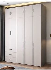 Système d'armoire en verre et aluminium moderne directement de l'usine Habitacion & Armoires de cuisine modernes avec porte coulissante en verre - Product Image 5