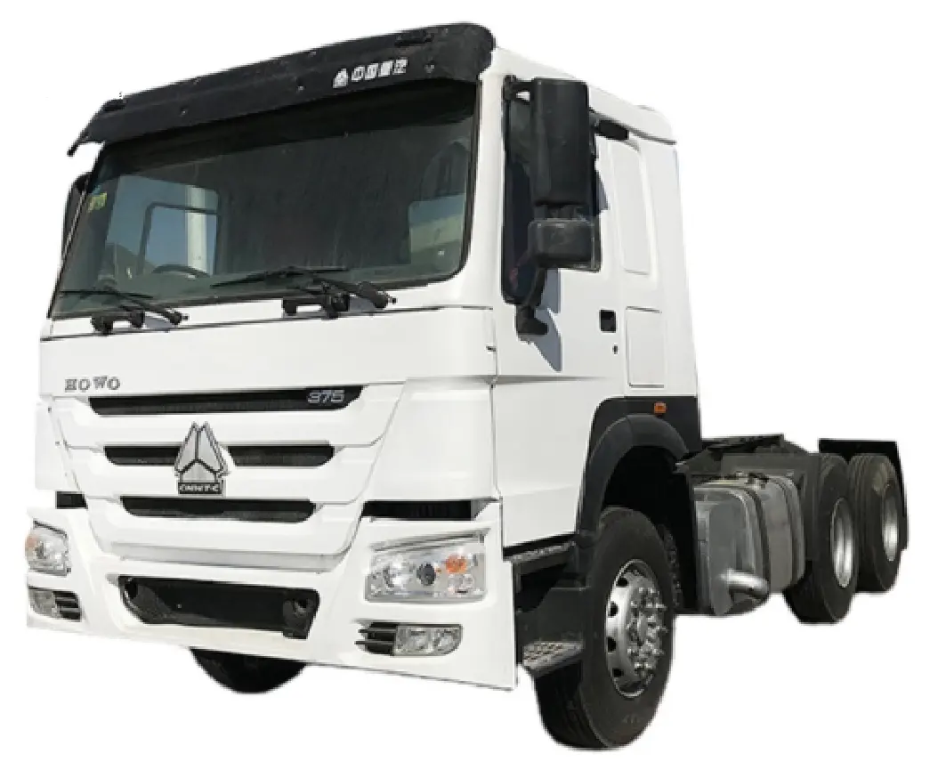 מכירה חמה משאית כבדה סינוטרוק HOWO TH7 340hp-480hp 6X4 4X2 AMT משאיות טרקטור אוטומטיות משומשות תוצרת סין