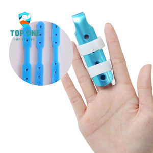 TopOne Lot de 3 attelles de support en métal pour doigts en aluminium pour les doigts cassés redressant l'arthrite Sports Entertainment - Product Image 3