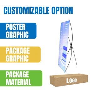 Expositor de Banner Tipo X Personalizado, Plegable, Portátil y Ligero, con Fácil Montaje para Exposiciones y Publicidad - Product Image 6