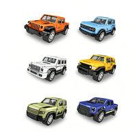 Voiture en métal 1:64 en vrac, mini modèle de voiture en alliage MOC, jouet de construction en plastique pour enfants