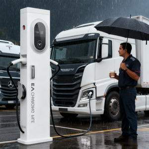 Chargeur de voiture électrique portable de niveau 2, 3,5 kW, 16 A, prise de charge réglable, stations de charge de véhicules électriques, lumière LED pour EVSE - Product Image 6