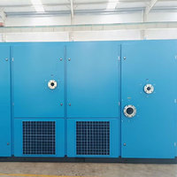 Compresseur industriel à deux étages à économie d'énergie 110 kW, compresseur d'air 150 CV, 450 CFM, 12 bars