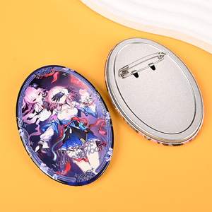 Pin Ovalado de Anime Yihui, Broche de Personaje de Dibujos Animados, Regalo para Fanáticos, Accesorio Decorativo Coleccionable - Product Image 2