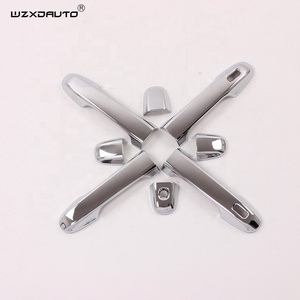 WZXDAUTO Cubierta Cromada ABS Izquierda Derecha para Manija de Puerta Lateral con Orificio Inteligente para Forester 2019-2020 - Product Image 3