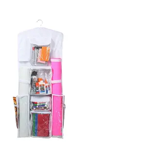 Factory Hanging Gift Bag Organizer with Multiple Pockets Gift Wrap Storage Organizer Paper Bags