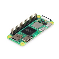 Raspberry Pi Zero 2 WH con conectores, CPU de cuatro núcleos a 1 GHz, 512 MB de RAM, miniordenador con WiFi de doble banda y Bluetooth 5.0