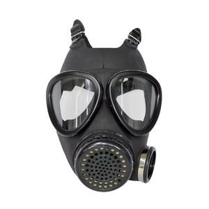 AmpsafeX JG06 Disposable Silicone Full <b>Face</b> Respirator Mask Catalyst Filter Chlorine Protection High Visibility Chemical Gas - Product Image 1