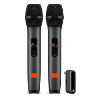 Kabelloses Handmikrofon XLR Kunststoff Metall RGB-Beleuchtung F112 für Gesang KTV Konferenz Lange Akkulaufzeit