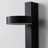 Lampe murale LED 7W au design minimaliste, nouvelle conception, à intensité variable, pour intérieur, moderne, avec interrupteur, lampe de chevet, lampe de lecture murale