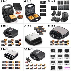 เครื่องทำแซนวิชไฟฟ้าอเนกประสงค์แบบไม่ติดกระทะ ร้อนเร็ว สำหรับขายส่ง รุ่น SW057 - Product Image 6