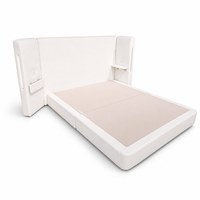 Minimalistisches Smartes Polsterbettgestell mit Funktionalem Kopfteil für Moderne Schlafzimmer nach Maß