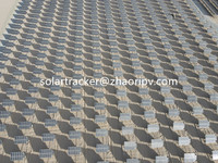 Hanya pelacak surya satu sumbu surya Racking tabir surya-sistem-for-panel surya
