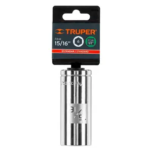 Clé à douille longue BOX 6 de 15/16 po, 6 points, entraînement 1/2 po, TRUPER - Product Image 4