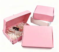 Haute qualité écologique imprimé logo carton ondulé Kraft blanc papier avion boîte courrier boîte d'expédition pour cadeau