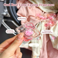 Perles de gel lessive écologiques 5-en-1 Day 7 Secret Forost Ebony Rose, parfum longue durée, nettoyage en profondeur, antibactérien
