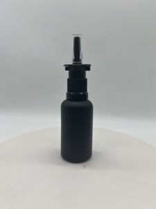 Flaconi Spray Nebulizzatori da 5ml, 10ml, 30ml, 50ml, 60ml, 100ml <span class=keywords><strong>per</strong></span> Sollievo Orale, <span class=keywords><strong>Gola</strong></span>, Nasale e Bocca - <span class=keywords><strong>Spruzzino</strong></span> a Pompa in Vetro Smerigliato Nero - Product Image 3