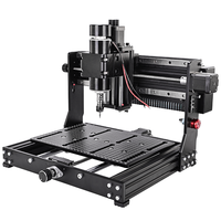 Mini Router CNC Mejorado de 500W para Aluminio, Máquina CNC de Escritorio 3020 para Grabado y Corte de Madera, Alta Precisión con Husillo de Bolas