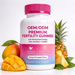 วิตามินก่อนคลอดสำหรับผู้หญิง สูตรเฉพาะ OEM  แบบกัมมี่  ผสมเมทิลโฟเลต ไมโออินอซิทอล โคคิวเท็น  สำหรับผู้ทานมังสวิรัติ ปราศจาก GMO  รับผลิตแบรนด์ส่วนตัว - Product Image 1