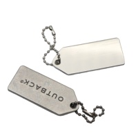 Étiquette Métallique Décorative - Étiquettes et Plaques Métalliques Personnalisées de Haute Qualité pour Sacs à Dos et Bagages