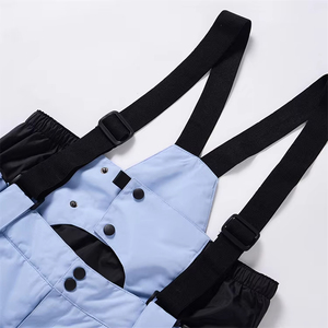 Barato invierno frío grueso cálido al aire libre a prueba de viento pantalones de esquí impermeables Unisex de talla grande mujeres hombres pantalones de esquí con tirantes de colores - Product Image 6