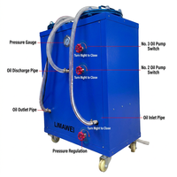 Système de purification d'huile usagée LIMAWEI à haute efficacité, nouvelle machine de filtration d'huile usagée, 30L/heure, 220V, garantie de 3 ans