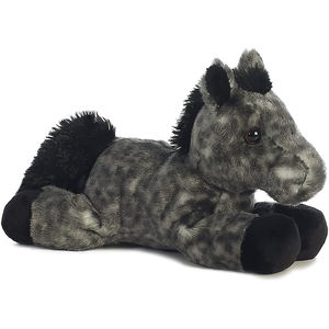 Giocattolo di peluche 2022 personalizzato per cavalli nuovi animali da fattoria imbottiti in cotone PP con imbottitura ricamata con fodera in rete confezionata per OPP Bag - Product Image 5