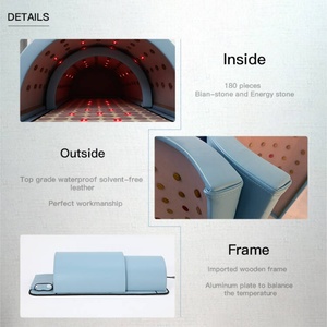 <b>Large</b> Professional 360 Degree Complete Coverage Bian Stones Personal Sauna Dome Massage with Pillow - Product Image 2