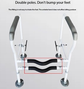 Hot Sale Hospital Bathroom Folding <b>Toilet</b> <b>Chair</b>/ Commode <b>Chair</b>/Potty <b>Chair</b> Adult for Elderly With Seat - Product Image 2