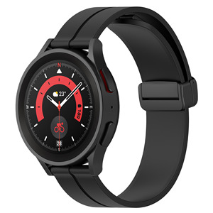 Per <span class=keywords><strong>samsung</strong></span> galaxy <span class=keywords><strong>Watch</strong></span> <span class=keywords><strong>5</strong></span> <span class=keywords><strong>Pro</strong></span> cinturino 20mm 22mm cinturino in Silicone con chiusura magnetica pieghevole cinturino orologio - Product Image 3