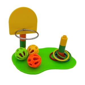 Parrot Toy Training Set: <b>Ring</b> Toss Game for Small and Medium-Sized Birds—Interactive Training Equipment - Product Image 2