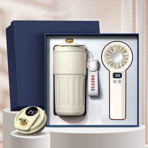 Kit Promocional Todo en Uno Ranguo, Taza con Ventilador de Acero Inoxidable Recargable por USB-C, Colores Personalizados con Logotipo, Promoción Corporativa, Inmobiliaria - Product Image 4