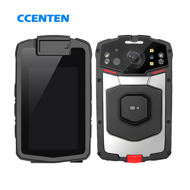 CCT Mini 4G Body Worn Camera Android 13.0 System 4K HD Video 3.1'' Touch Screen IP66 Waterproof Security Camera with Wifi GPS BT