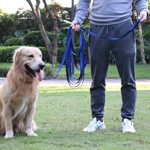 Ensemble de laisse de collier de chien en nylon du fabricant BSCI 15ft 20ft 30ft 50ft pour la formation de rappel d'obéissance et le suivi des chiens - Product Image 6