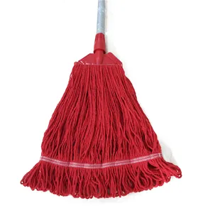 Floor Cotton Mop Manufacture Sustainable Development Rope Floor Mop Head Easy Replace 360 Cotton Thread Mop