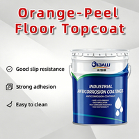 Peinture époxy pour sols, résistante à l'usure, couleur orange peel, antidérapante, adaptée aux allées, aux parkings et aux ateliers