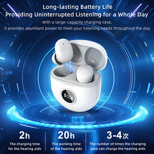 Alat bantu dengar telinga & pendengaran, produk tidak terlihat operasi sederhana headphone nirkabel tanpa melolong tanpa sumbat telinga - Product Image 6