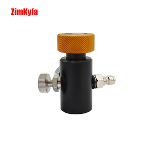 Adaptador de Recarga Rápida Sodastream de Aleación de Aluminio con Manómetro de Presión de 3000 psi, Herramienta de Carga de Cilindros QD de 8 mm, OEM Negro + Dorado - Product Image 3
