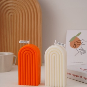 Velas Aromáticas de Cera de Soja con Forma de Arco Geométrico, Estilo Artístico, Decoración para el Hogar, Velas Perfumadas Personalizadas al por Mayor - Product Image 2