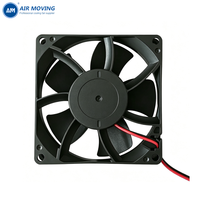 Ventilateur de refroidissement axial sans balais AM8025HH12B 12/24/48v DC 80X80x25mm avec un débit d'air élevé et un faible bruit pour le refroidissement des boîtiers d'ordinateurs