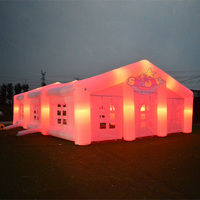 Tente de fête gonflable portable pour discothèque, bar, tente de fête gonflable, tente de discothèque gonflable à LED, en vente