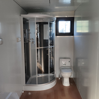 Expédition en chine, Construction de maisons préfabriquées, 2 chambres à coucher, maison modulaire Portable, 20 pieds, 40 pieds, maison pliable et extensible