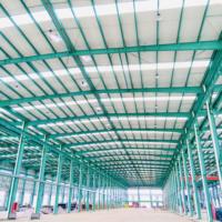 Bâtiment en structure acier industrielle lourde personnalisable, espaces d'entrepôt et d'atelier préfabriqués modernes, fabricant expérimenté