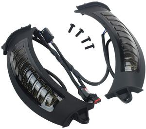 2015 up Road Glide Side Vent Insert Signal Lamp Vent DRL & Clignotants pour Harley Road Glide <span class=keywords><strong>CVO</strong></span> Ultra 15-24 - Product Image 1